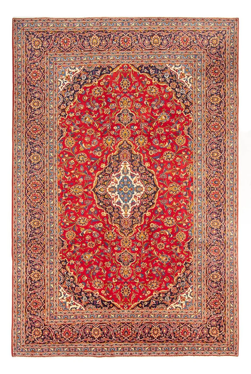 Keshan Teppich 252x370cm - Perserteppich - rost