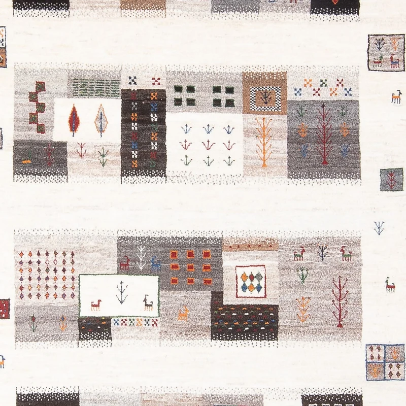 Gabbeh Teppich - Loribaft Perser - 201 x 278 cm - mehrfarbig
