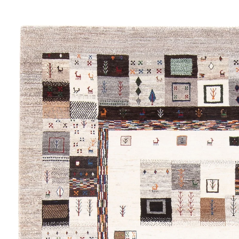 Gabbeh Teppich - Loribaft Perser - 201 x 278 cm - mehrfarbig