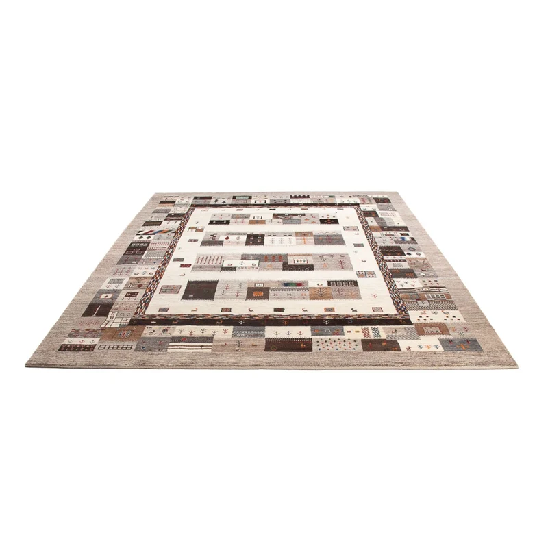 Gabbeh Teppich - Loribaft Perser - 201 x 278 cm - mehrfarbig