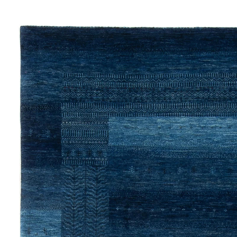 Gabbeh Teppich - Loribaft Perser - 226 x 322 cm - dunkelblau