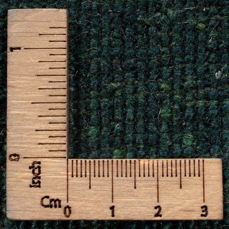 Gabbeh Teppich - Loribaft Perser - 213 x 322 cm - dunkelgrün