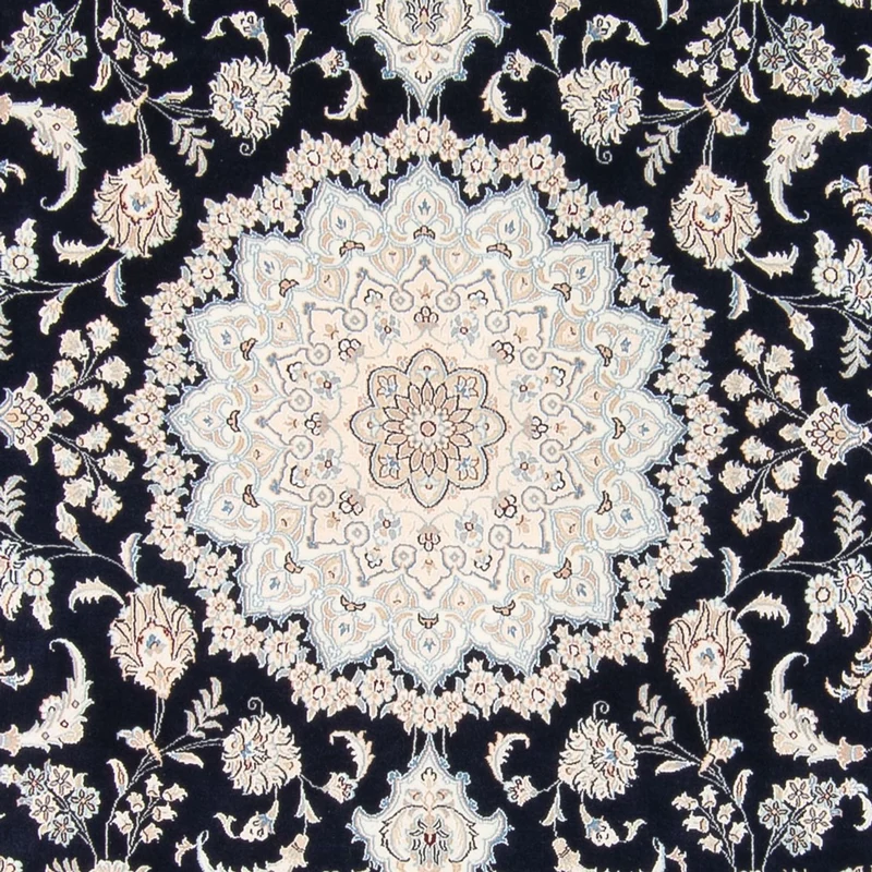 Nain Teppich 223x266cm - Perserteppich - dunkelblau