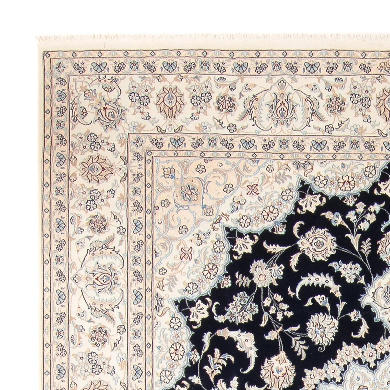 Nain Teppich 223x266cm - Perserteppich - dunkelblau