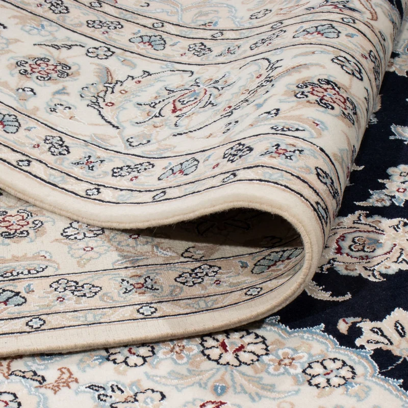 Nain Teppich 223x266cm - Perserteppich - dunkelblau