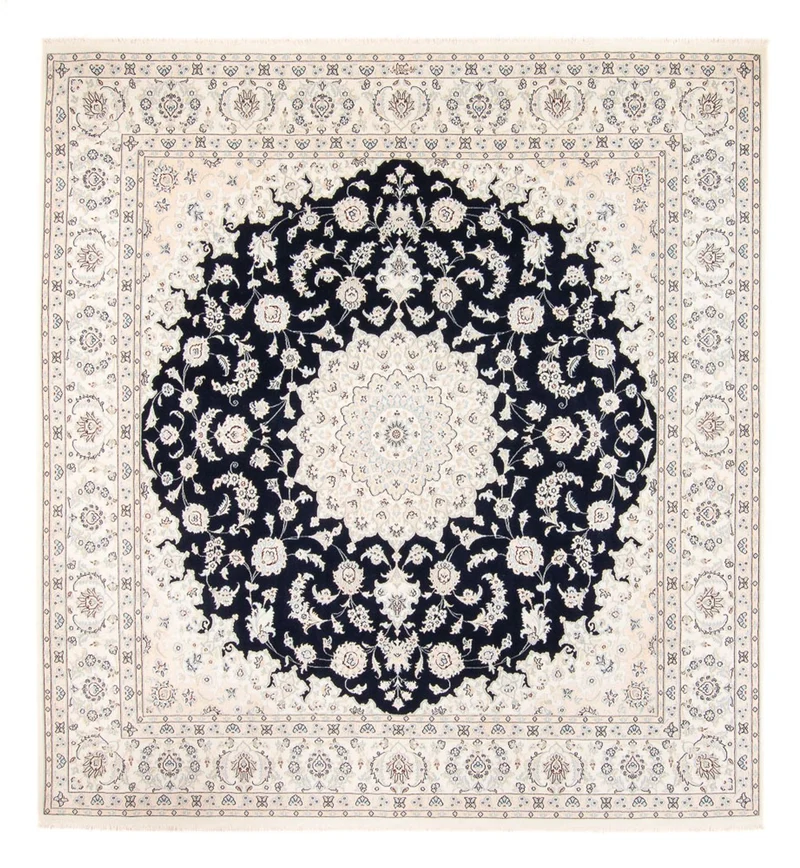 Nain Teppich 246x264cm - Perserteppich - dunkelblau