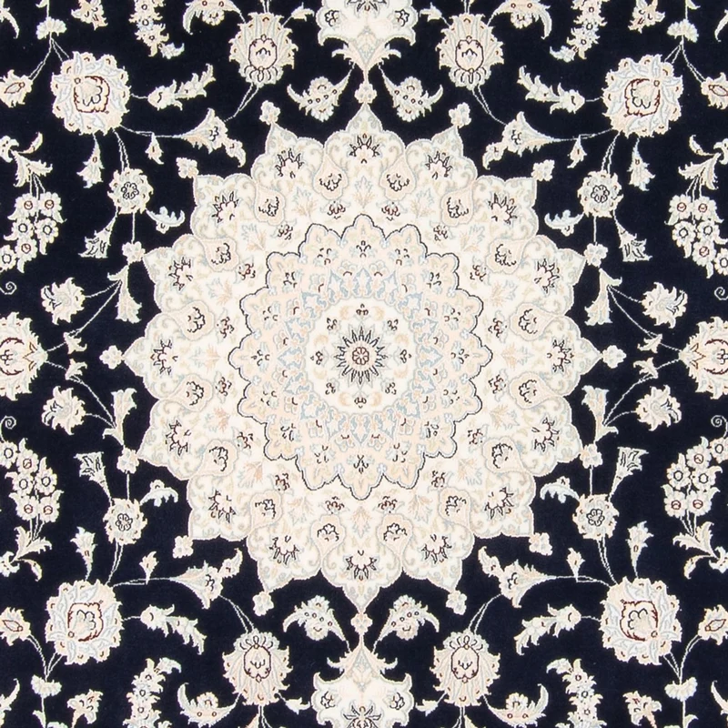 Nain Teppich 246x264cm - Perserteppich - dunkelblau