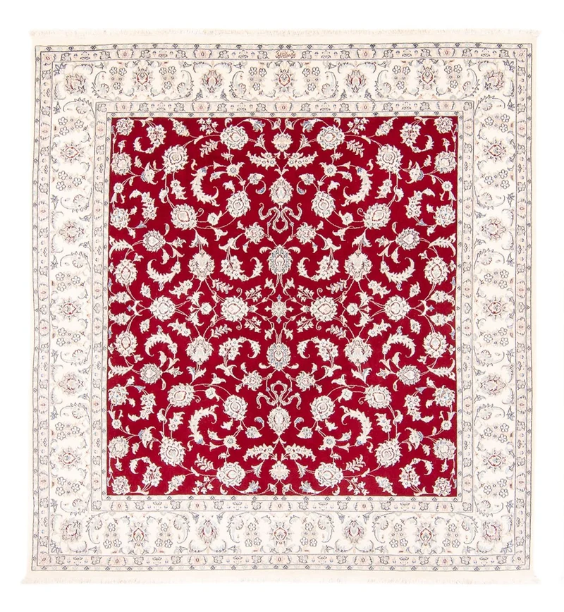 Nain Teppich 195x215cm - Perserteppich - rot