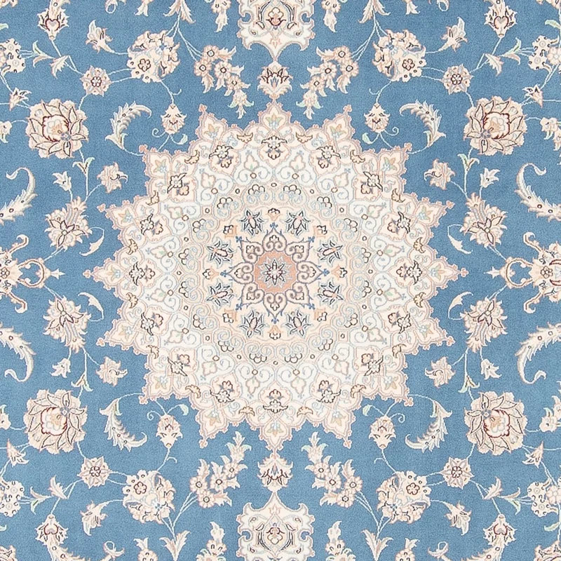 Nain Teppich 227x263cm - Perserteppich - blau