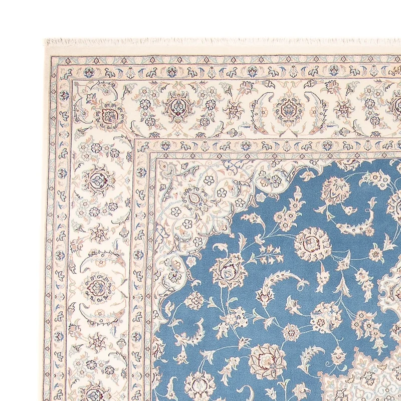 Nain Teppich 227x263cm - Perserteppich - blau