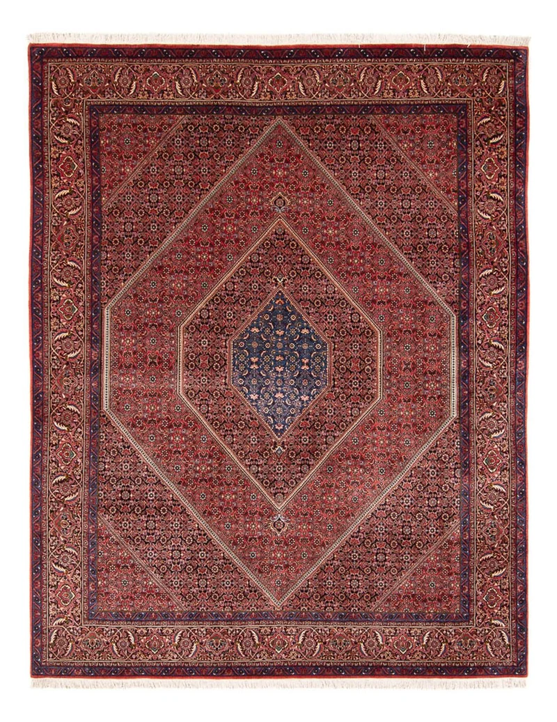 Nain Teppich 199x252cm - Perserteppich - bordeauxrot