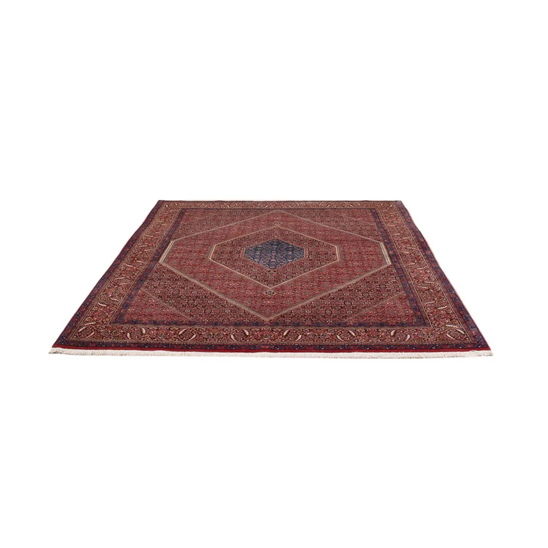 Nain Teppich 199x252cm - Perserteppich - bordeauxrot