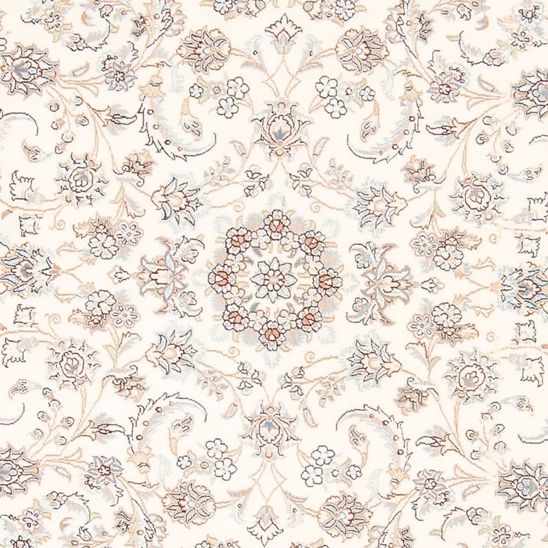 Perserteppich - Nain rund - 200 x 203 cm - creme