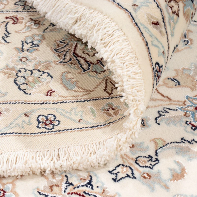Perserteppich - Nain rund - 200 x 203 cm - creme