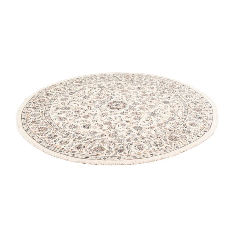 Perserteppich - Nain rund - 200 x 203 cm - creme