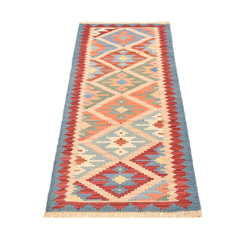 Läufer Kelim - Oriental - 63 x 200 cm - mehrfarbig