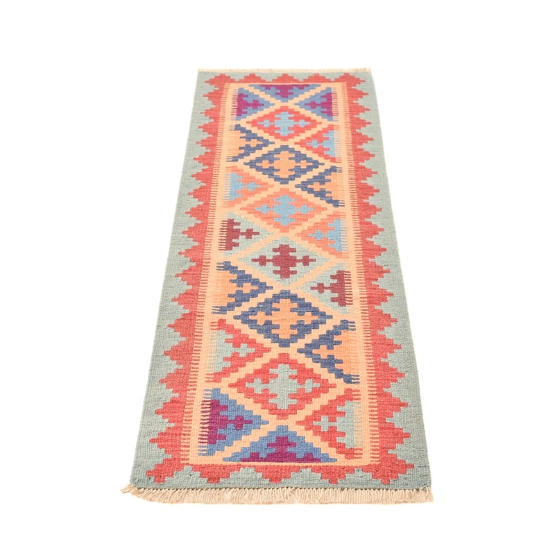 Läufer Kelim - Oriental - 58 x 196 cm - mehrfarbig