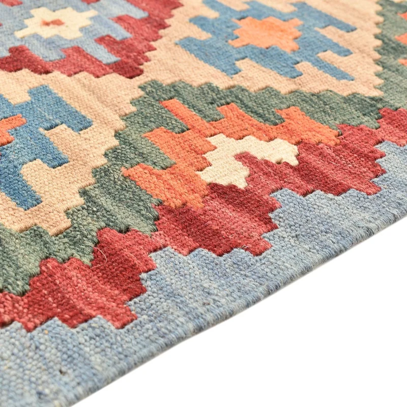 Kelim Fars Teppich 68x199cm - mehrfarbig