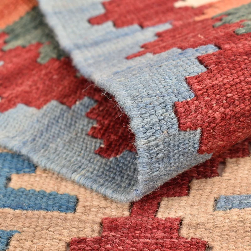 Kelim Fars Teppich 68x199cm - mehrfarbig