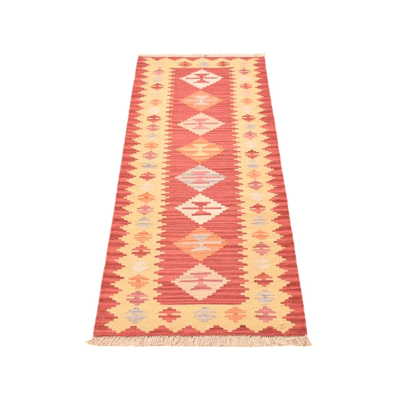 Läufer Kelim - Oriental - 60 x 197 cm - mehrfarbig