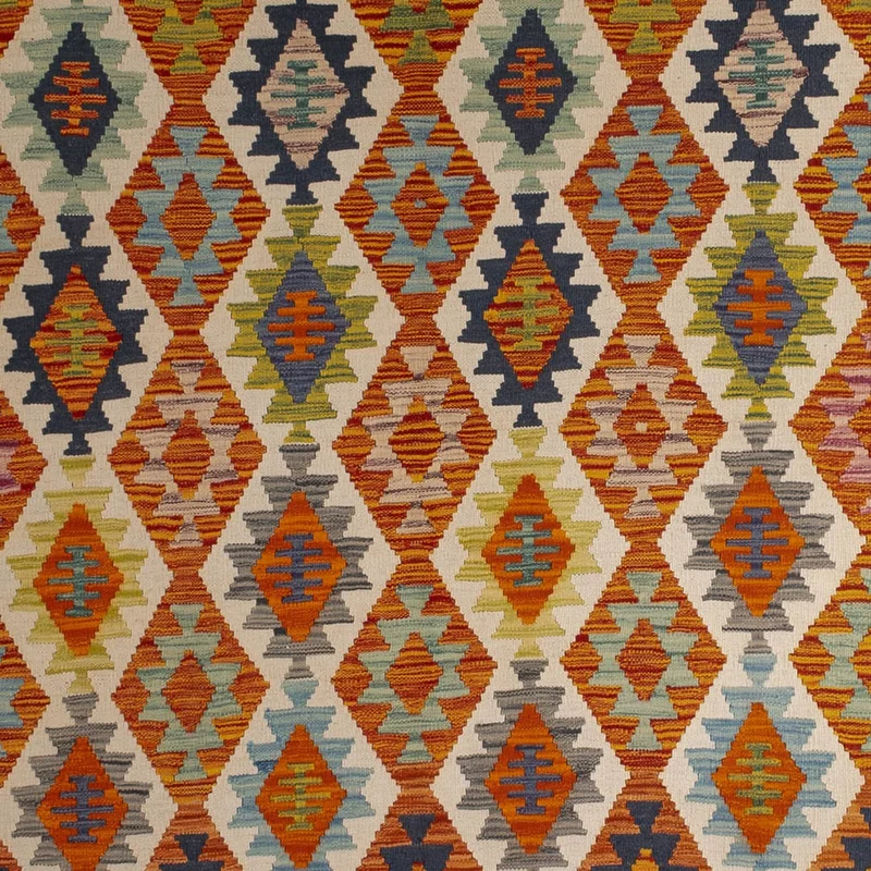 Kelim Teppich - Splash - 210 x 298 cm - mehrfarbig