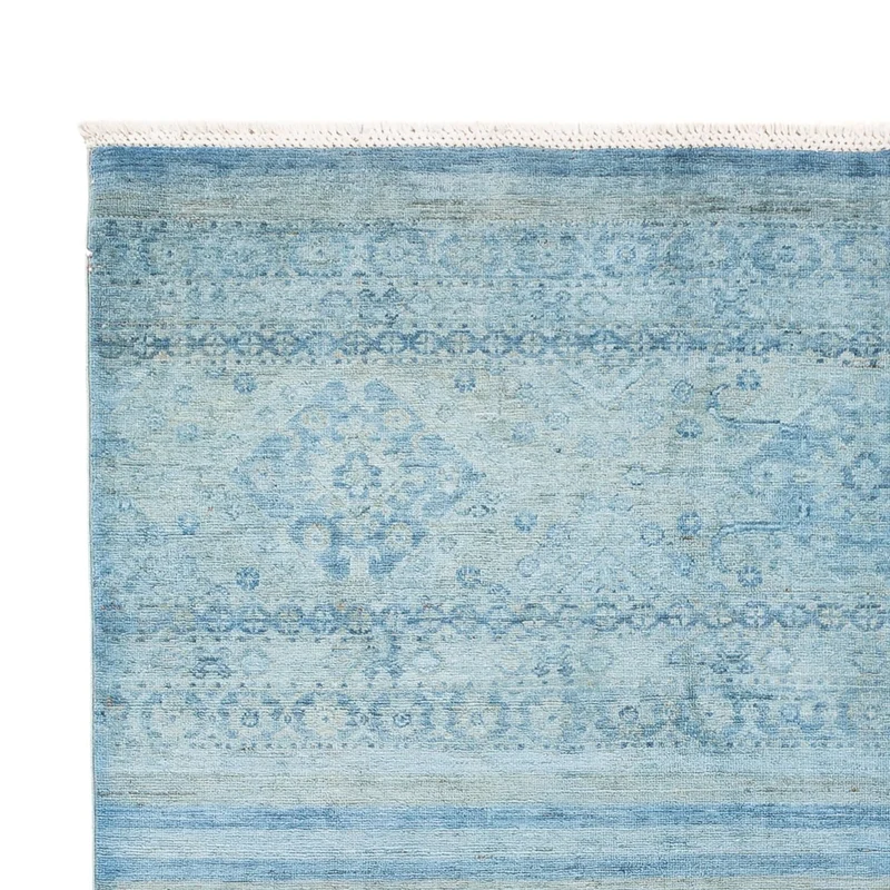 Ziegler Modern Teppich 171x250cm - Orientteppich - hellblau