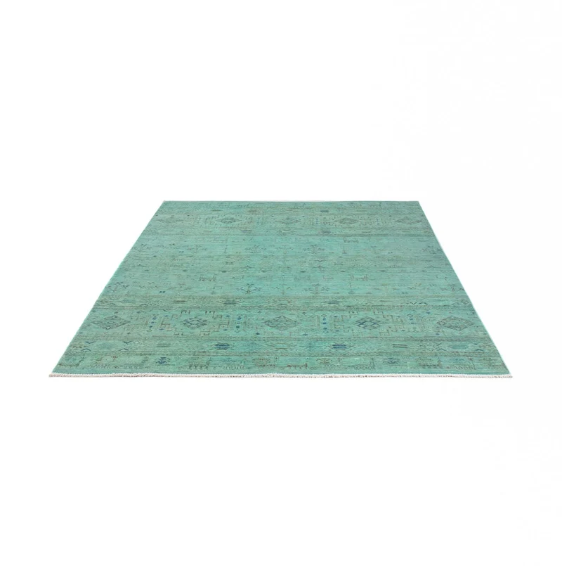 Ziegler Modern Teppich 164x237cm - Orientteppich - türkis