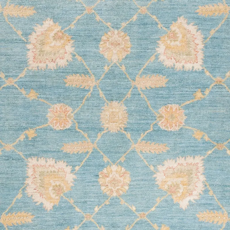 Ziegler Teppich - 171 x 247 cm - hellblau