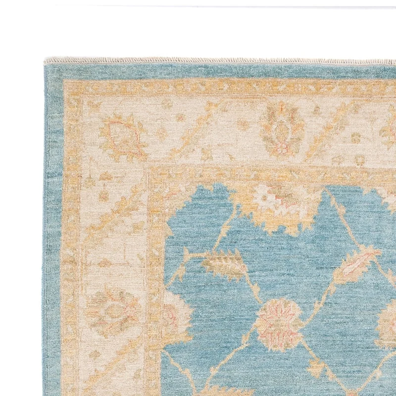 Ziegler Teppich - 171 x 247 cm - hellblau