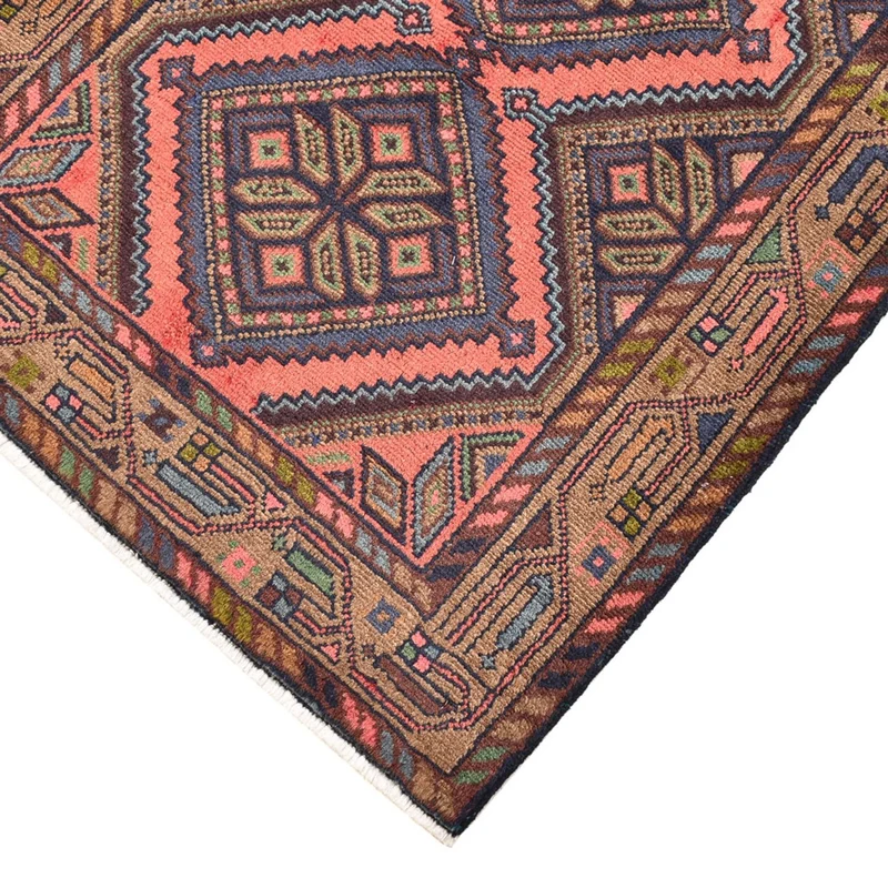 Hamadan Teppich 75x188cm - Perserteppich - dunkelbeige