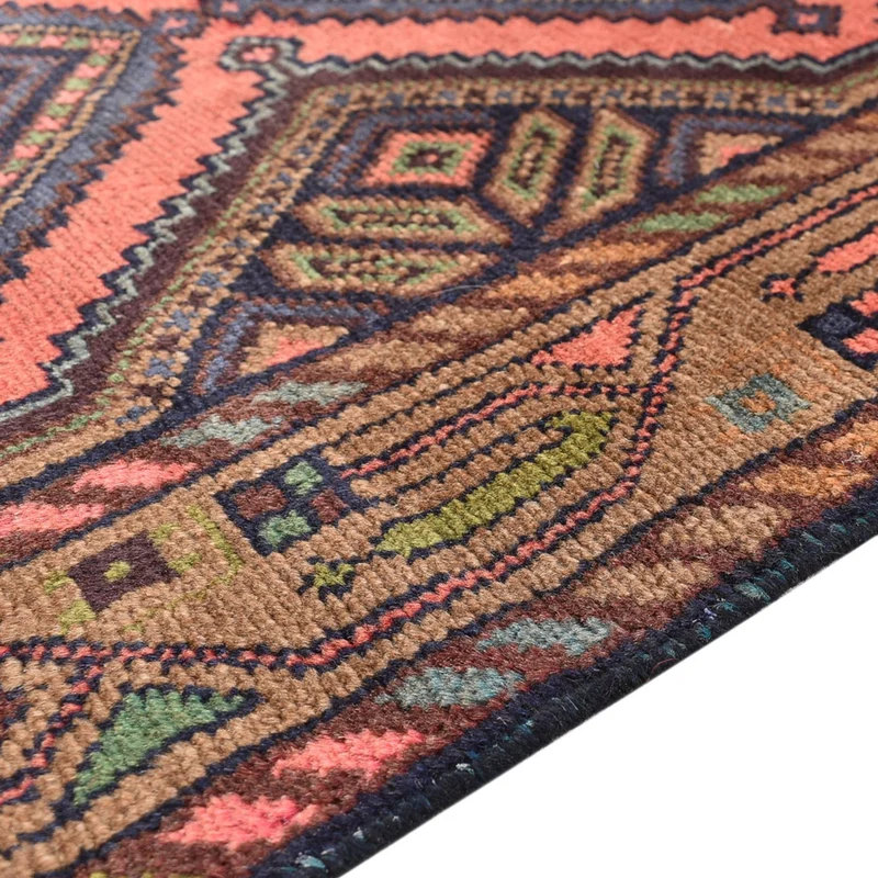 Hamadan Teppich 75x188cm - Perserteppich - dunkelbeige