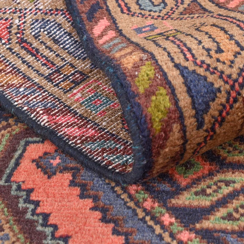 Hamadan Teppich 75x188cm - Perserteppich - dunkelbeige