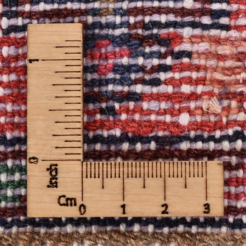 Hamadan Teppich 75x188cm - Perserteppich - dunkelbeige