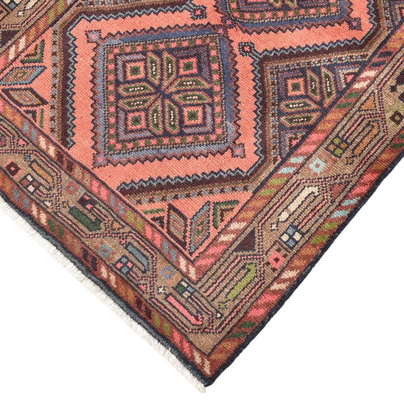 Hamadan Teppich 78x185cm - Perserteppich - dunkelbeige