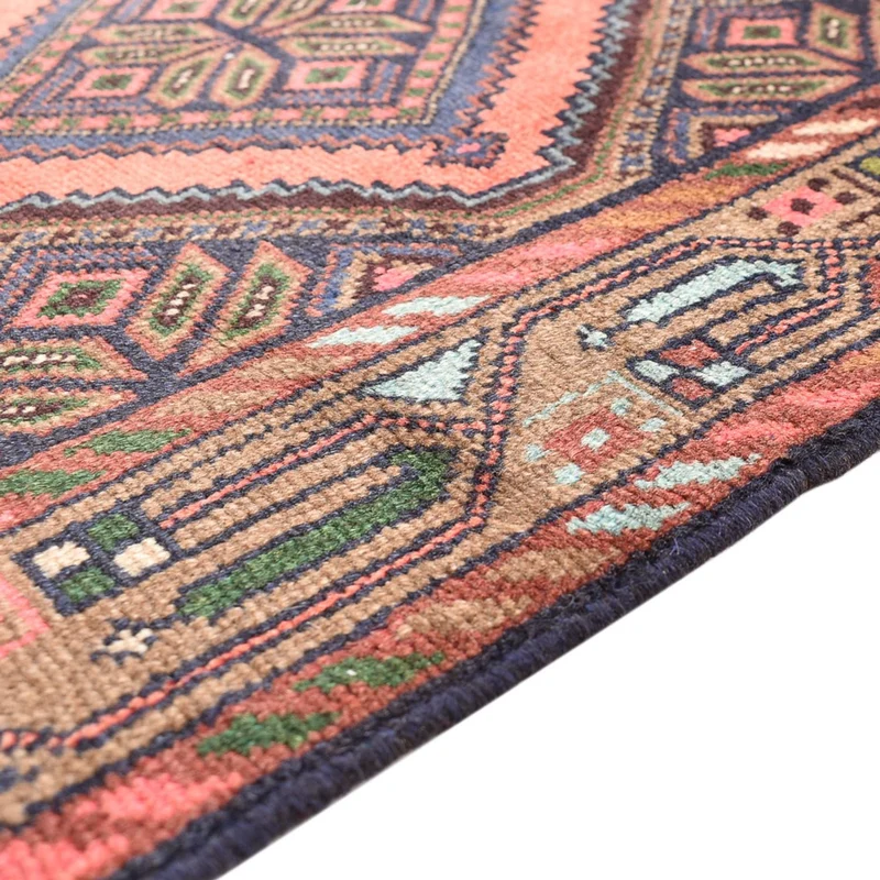 Hamadan Teppich 78x185cm - Perserteppich - dunkelbeige