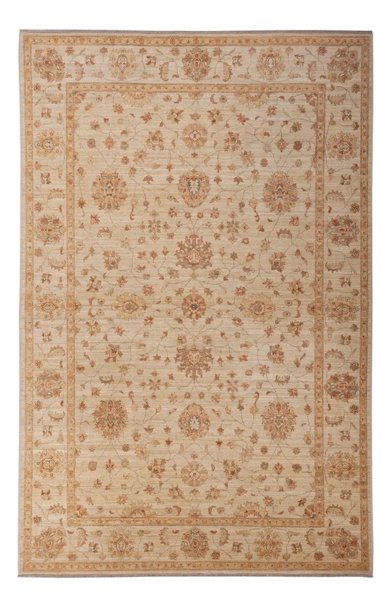 Ziegler Teppich 205x306cm - Orientteppich - beige