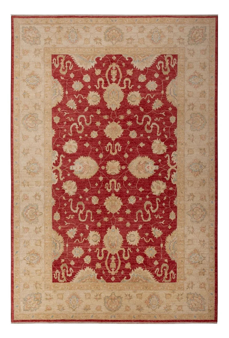 Ziegler Teppich 203x297cm - Orientteppich - rot