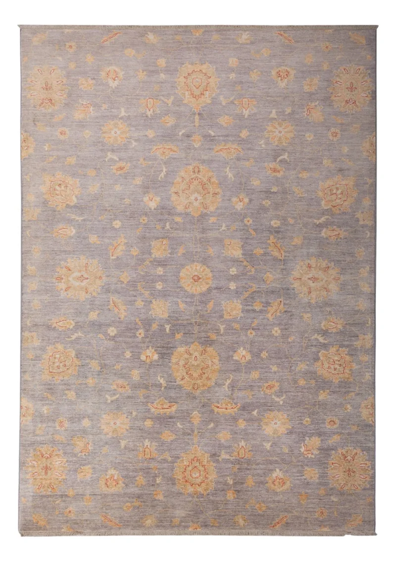 Ziegler Modern Teppich 206x296cm - Orientteppich - dunkelgrau