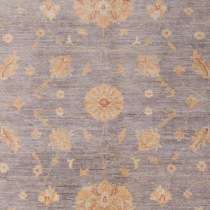 Ziegler Modern Teppich 206x296cm - Orientteppich - dunkelgrau