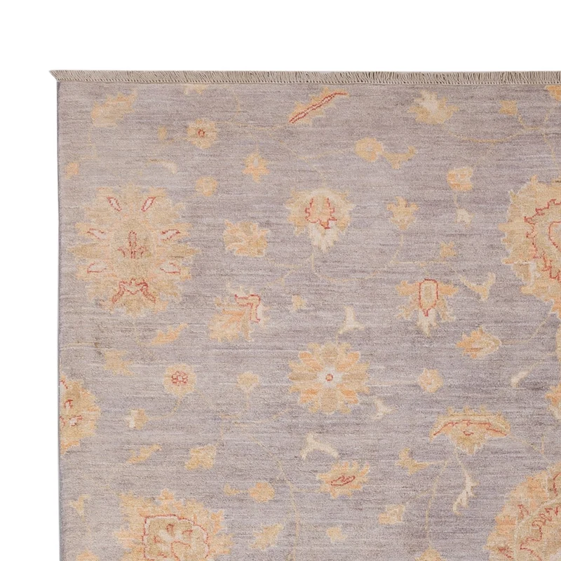 Ziegler Modern Teppich 206x296cm - Orientteppich - dunkelgrau