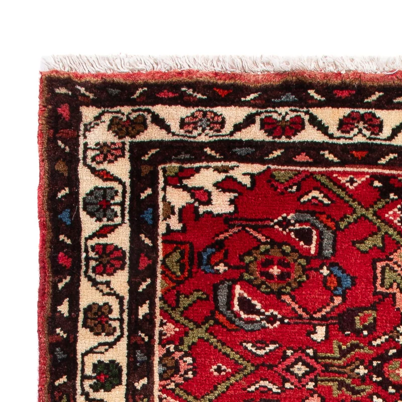 Malayer Teppich 72x121cm - Perserteppich - rot