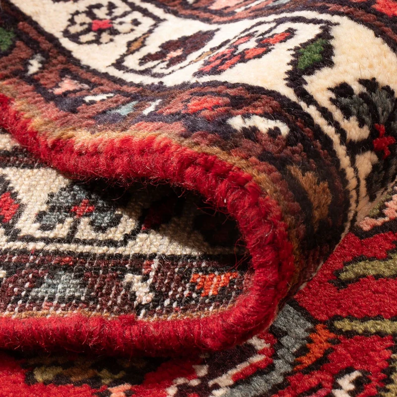 Malayer Teppich 72x121cm - Perserteppich - rot