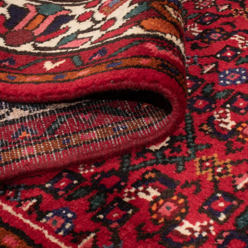 Malayer Teppich 258x363cm - Perserteppich - dunkelrot