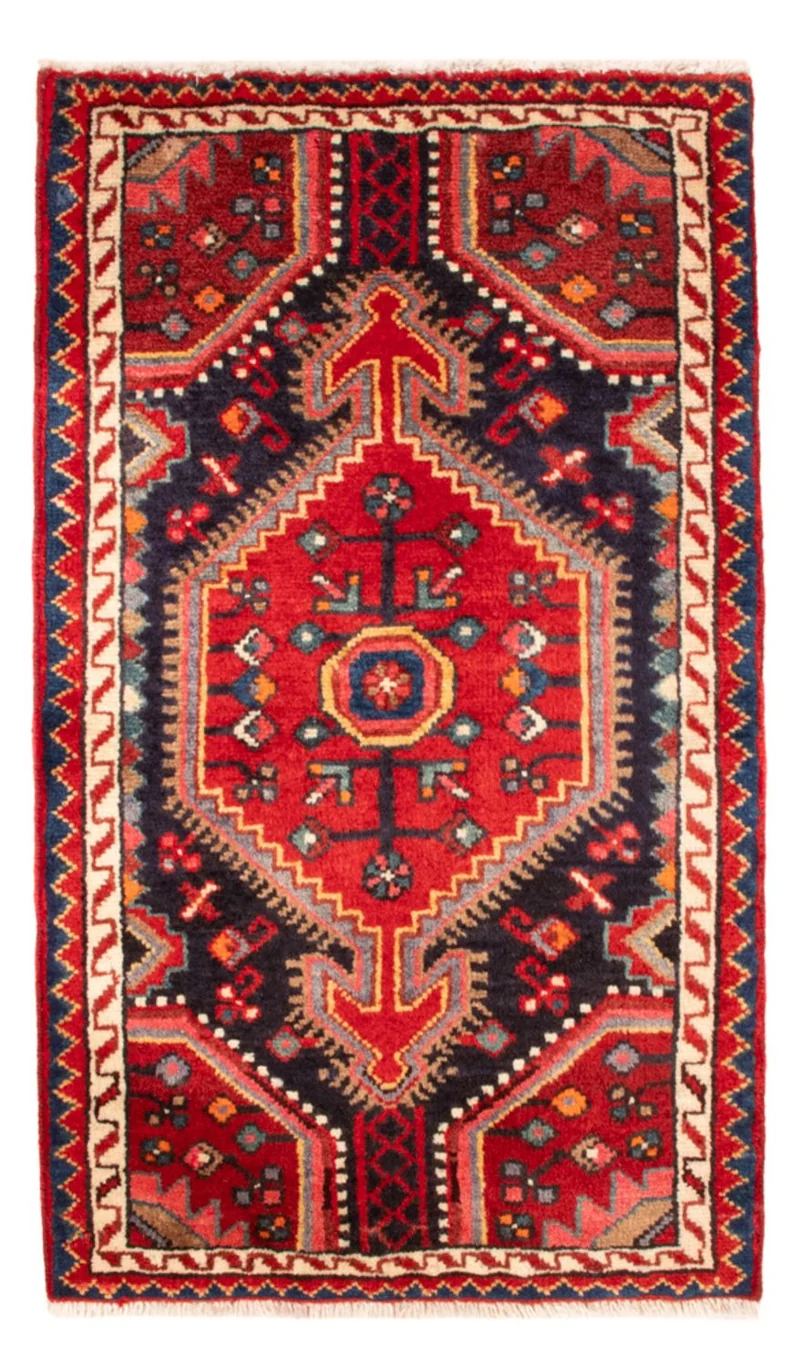 Touiserkan Teppich 57x98cm - Perserteppich - mehrfarbig