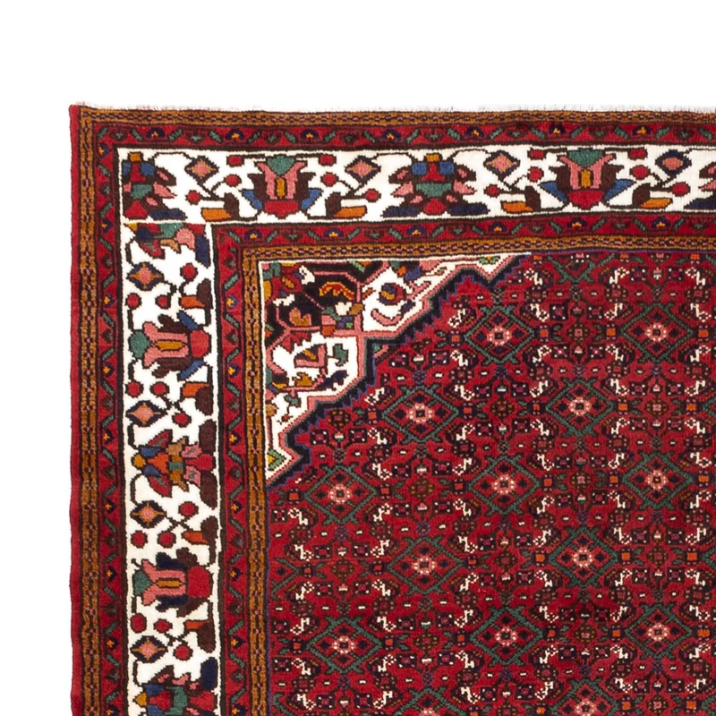 Malayer Teppich 210x318cm - Perserteppich - dunkelrot