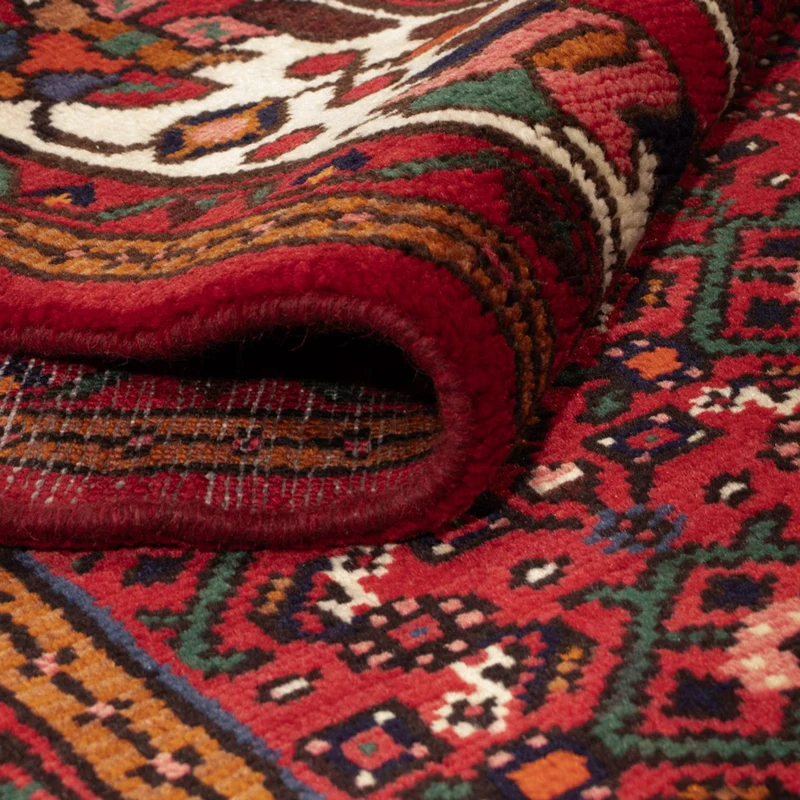 Malayer Teppich 210x318cm - Perserteppich - dunkelrot