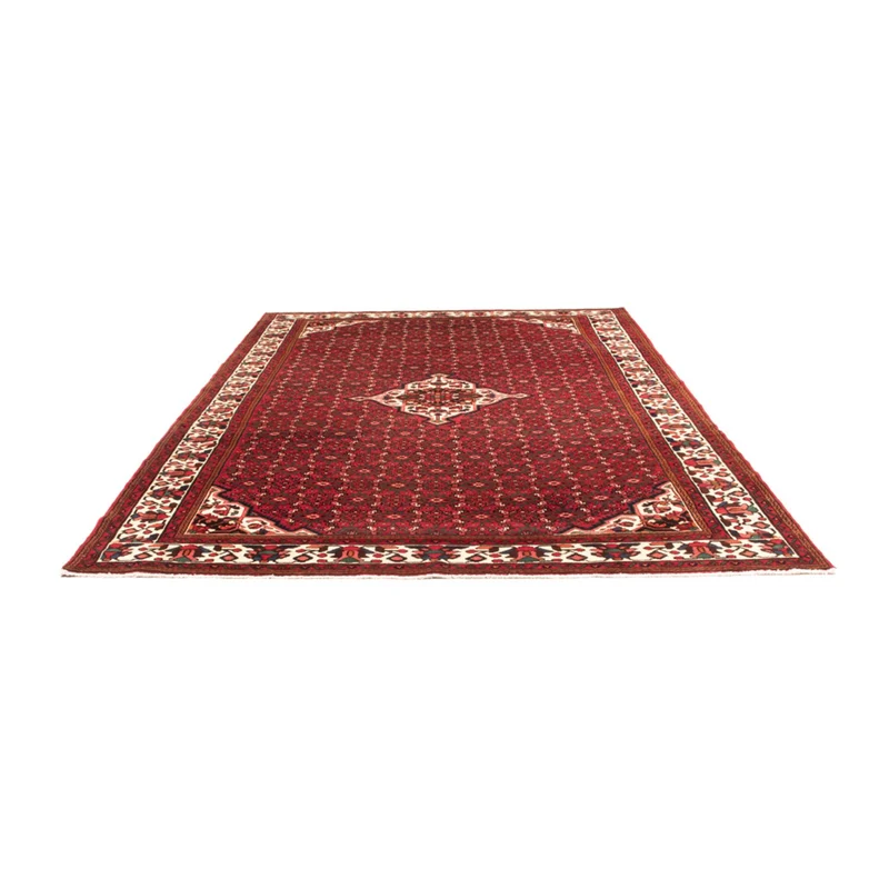 Malayer Teppich 210x318cm - Perserteppich - dunkelrot