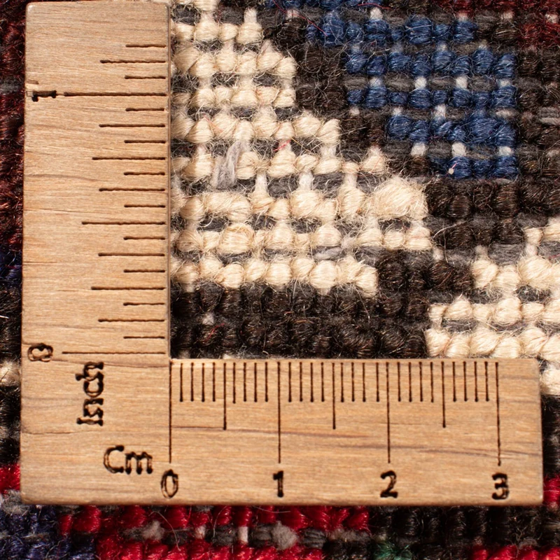 Malayer Teppich 210x318cm - Perserteppich - dunkelrot