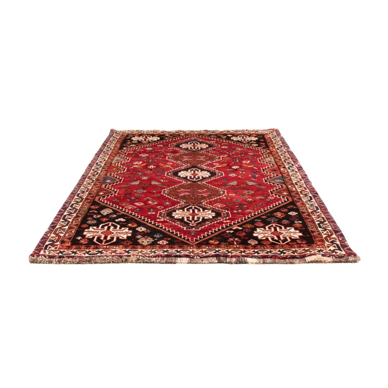 Ghashghai Teppich 162x259cm - Perserteppich - rot