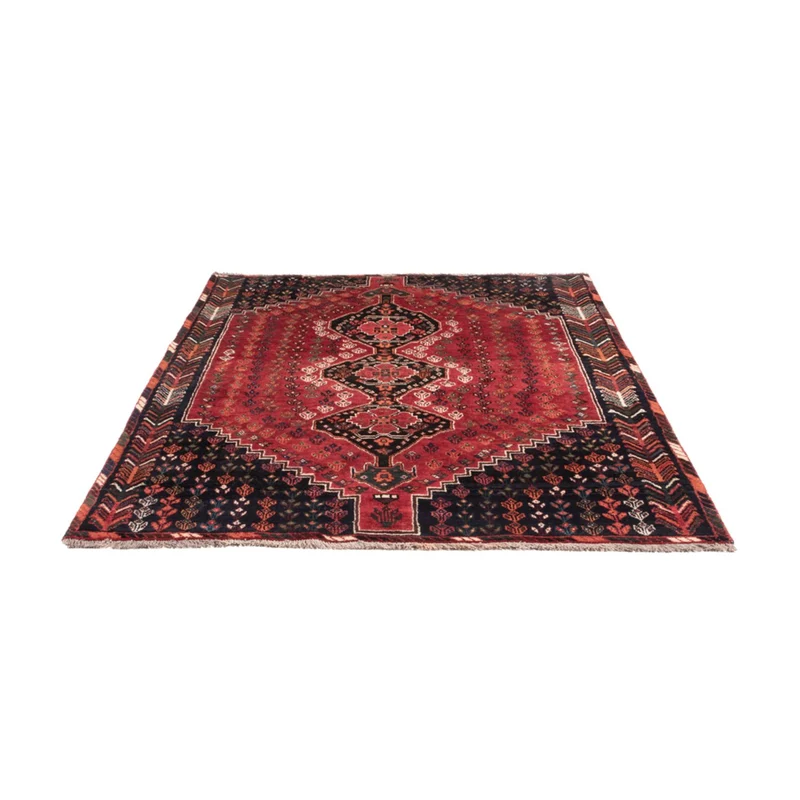 Ghashghai Teppich 155x211cm - Perserteppich - rot